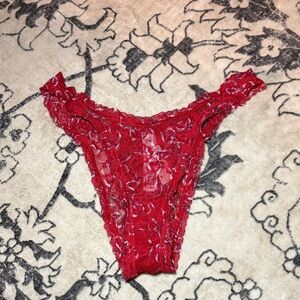 Victoria's Secret Red Lace Panties
